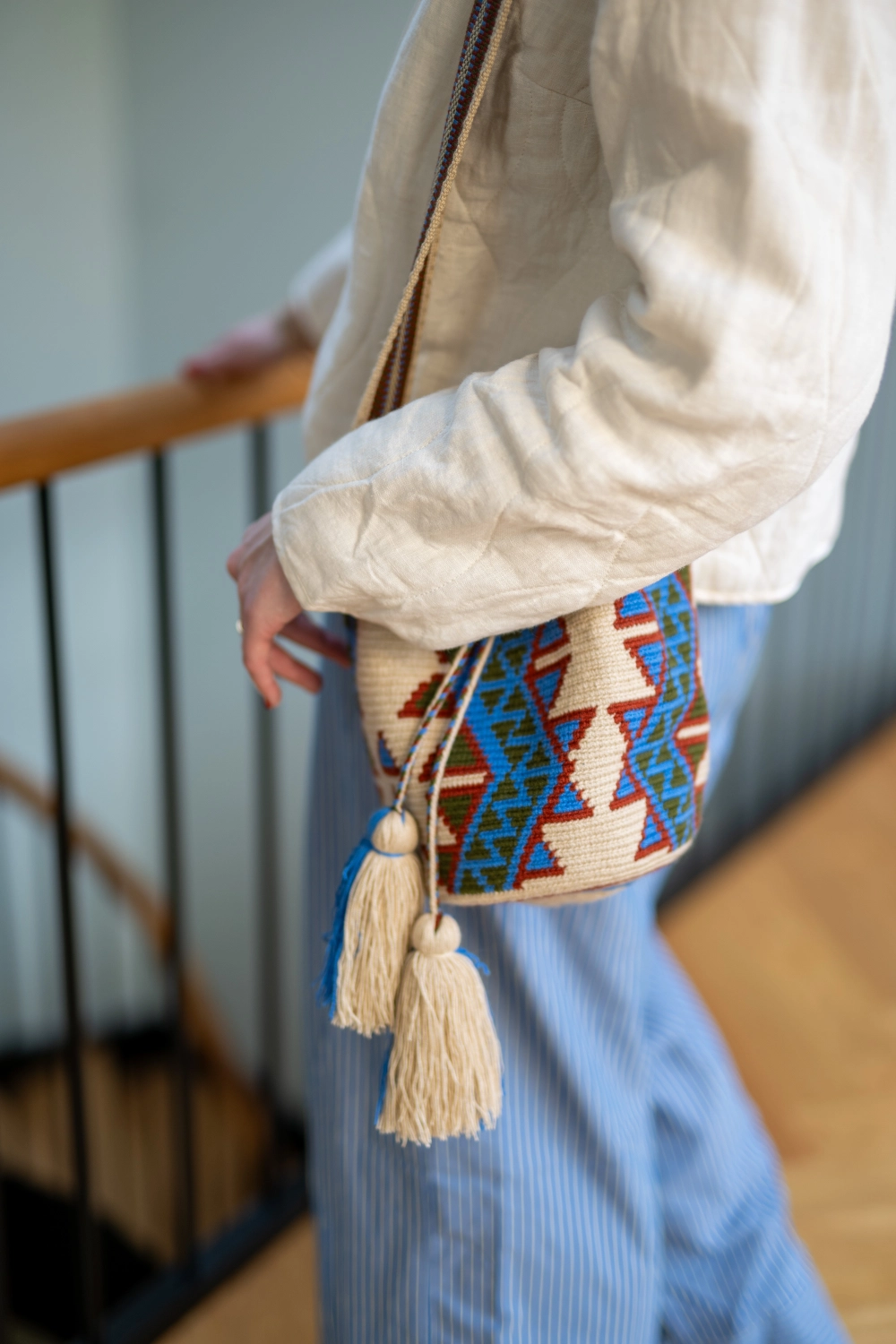 Blue ocean Wayuu mini bag (3)